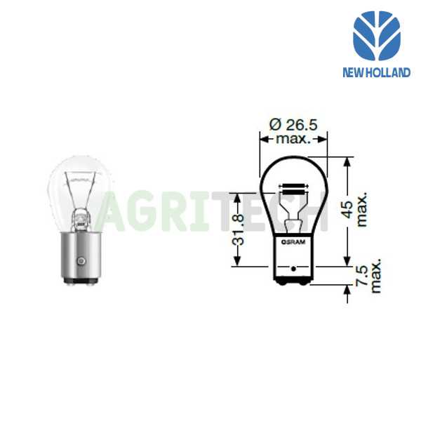 14144690 - Лампа, NEW HOLLAND