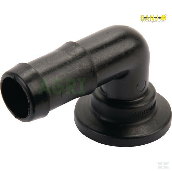 435587A1-BANJO - Патрубок 90гр. фланец под шланг 1