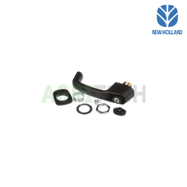 87280263 - Ручка двери с замком в сборе, NEW HOLLAND