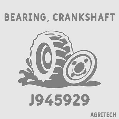 J945929 - Комплект вкладышей коренных упорных (2 шт.) Стандарт, CASE IH