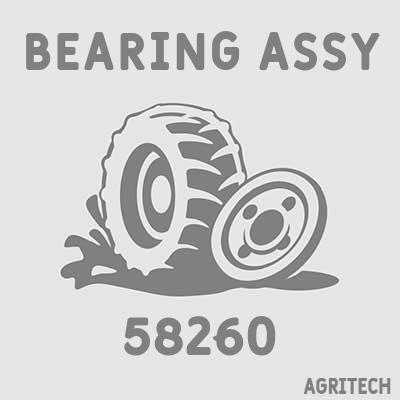 58260 - Підшипник кульковий, NEW HOLLAND