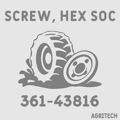 361-43816 - Болт, CASE IH