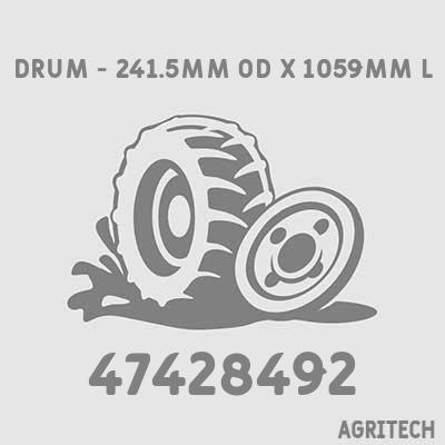 47428492 - Барабан транспортера похилої камери (гладкий), CASE IH