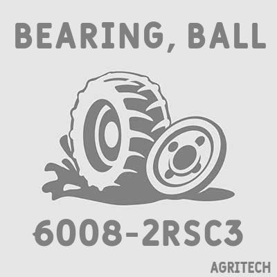 6008-2RSC3 - Подшипник шариковый, TIMKEN