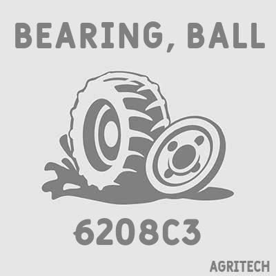 6208C3 - Підшипник кульковий, TIMKEN