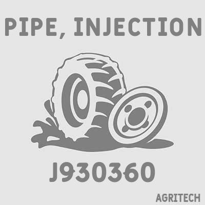 J930360 - Трубка паливна 6 циліндр, CASE IH