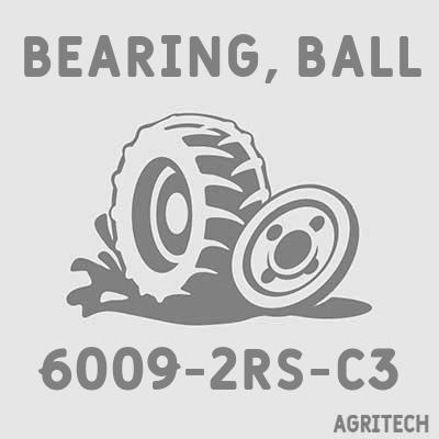 6009-2RS-C3 - Підшипник кульковий, TIMKEN