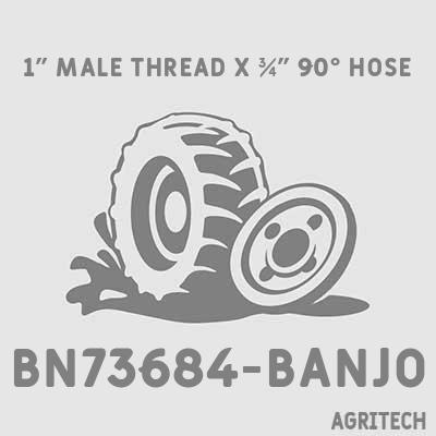 BN73684-BANJO - Патрубок MPT 1 під шланг 3/4 