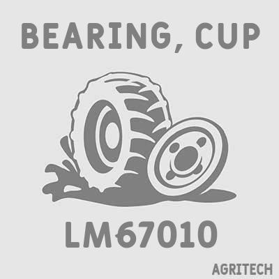 LM67010 - Обойма підшипника зовнішня, TIMKEN