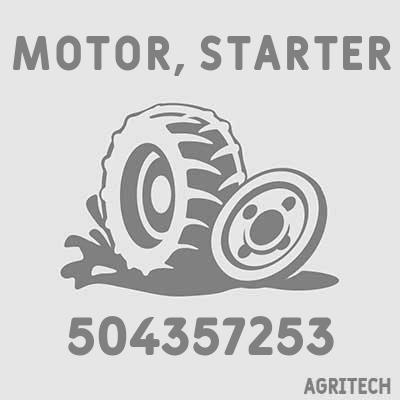 504357253 - Стартер двигателя, NEW HOLLAND