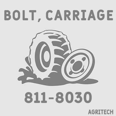 811-8030 - Болт з квадратом під потай, CASE IH