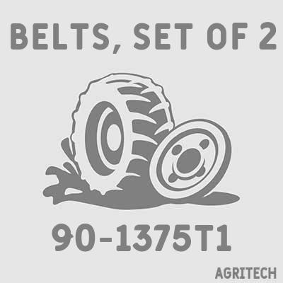 90-1375T1 - Комплект ремнів (2шт), CASE IH