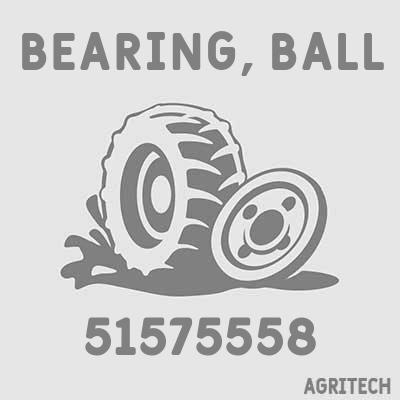 51575558 - Подшипник шариковый 40мм ID x 90мм OD x 23мм, CASE IH
