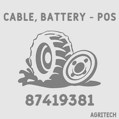 87419381 - Кабель АКБ (плюс), CASE IH