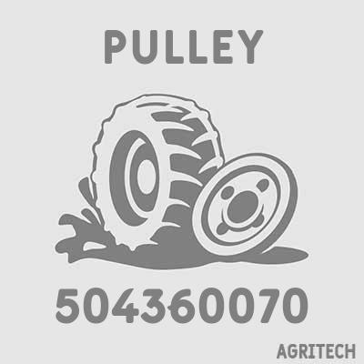504360070 - Шків вала колінчатого, CASE IH