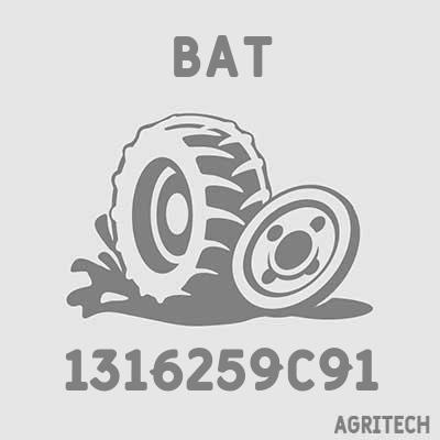 1316259C91 - Планка мотовила в сборе, CASE IH