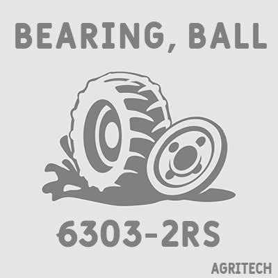 6303-2RS - Підшипник кульковий, TIMKEN