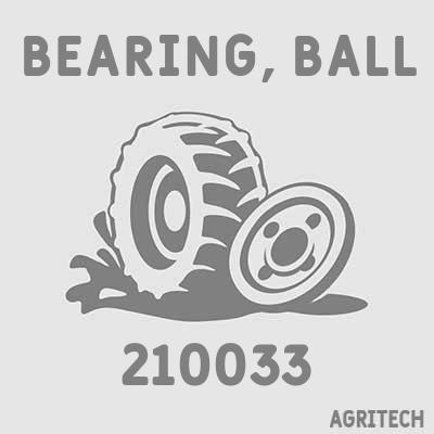 210033 - Подшипник шариковый, NEW HOLLAND