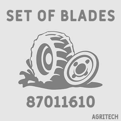 87011610 - Комплект пластин ротора (3шт), NEW HOLLAND