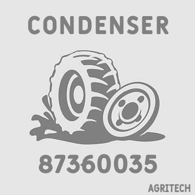 87360035 - Радіатор кондиціонера, CASE IH
