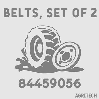 84459056 - Комплект ремнів (2шт), NEW HOLLAND