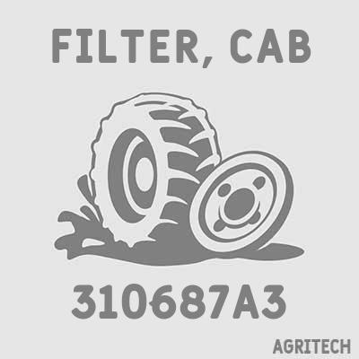 310687A3 - Корпус фільтра кабіни, CASE IH