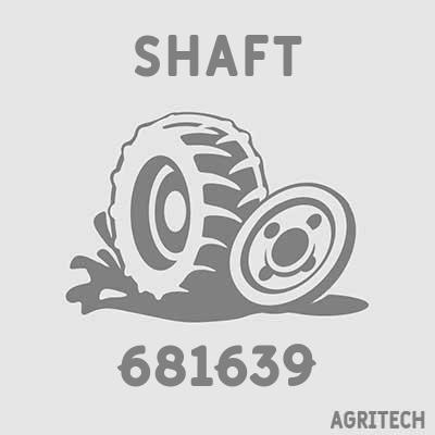 681639 - Вал редуктора похилої камери, CASE IH