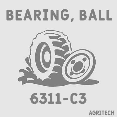 6311-C3 - Підшипник кульковий, TIMKEN