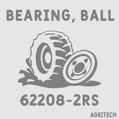 62208-2RS - Підшипник кульковий, TIMKEN