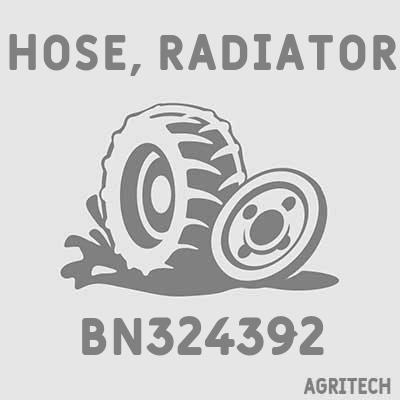 BN324392 - Патрубок радиатора нижний, CASE IH