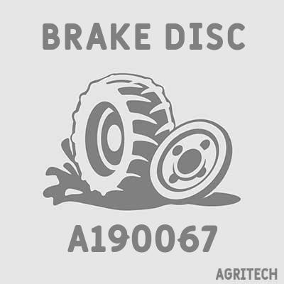 A190067 - Диск гальмівний, CASE IH