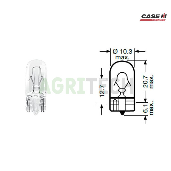 16847990 - Лампа, CASE IH