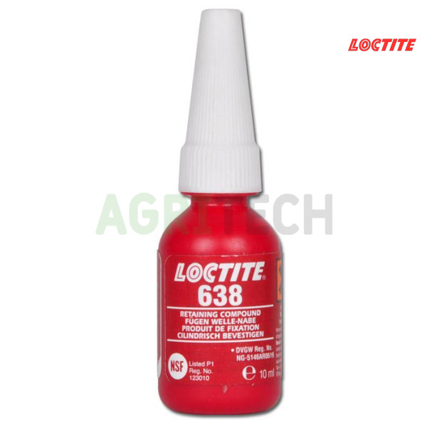 Loctite 638 (10мл) - Вал-втулочний фіксатор до 0,25 мм, Loctite